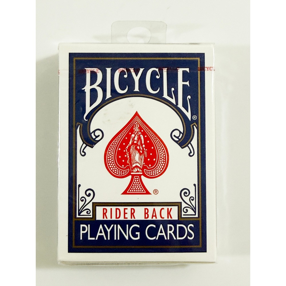 Bicycle Playing Cards Unisex OS Blue Rider Back Poker 808 Sealed Deck